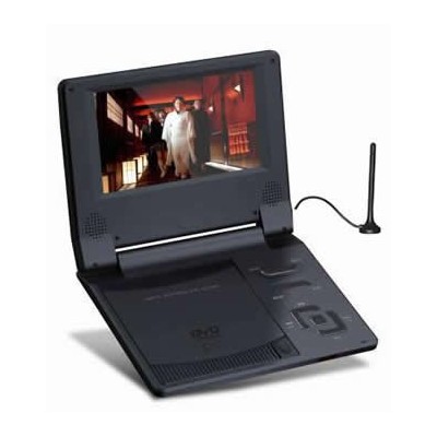 Lecteur DVD portable 7" - Double Tuner TNT & Analogique - USB - Lecteur de carte SD- mpeg4 - Xvid