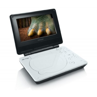 Toshiba - SDP74DTWE - Lecteur DVD portable - Ecran 7" - HDMI - DivX - Tuner TNT - Blanc