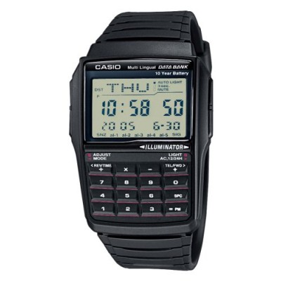 Casio - DBC-32-1AES - Montre sport Homme - Quartz Digitale - Calculatrice - Répertoire - Chrono - 5 Alarmes - Fuseaux Horaires