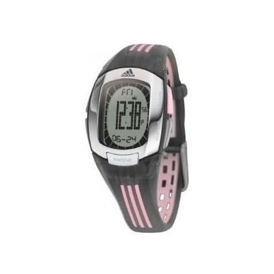 Adidas Performance - ADP1638 - Fitness control - Montre Sport Femme - Quartz Digitale - Bracelet en Plastique gris et rose