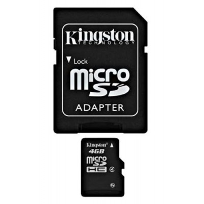 Kingston - TransFlash - Carte MicroSD - 4 Go Kingston - TransFlash - Carte MicroSD - 4 Go