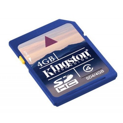Kingston - SD4/4GB - Carte SDHC - Class 4 - 4 Go Kingston - SD4/4GB - Carte SDHC - Class 4 - 4 Go
