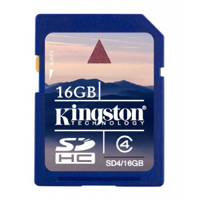 Kingston - SD4/16GB - Carte SDHC - Class 4 - 16 Go Kingston - SD4/16GB - Carte SDHC - Class 4 - 16 Go