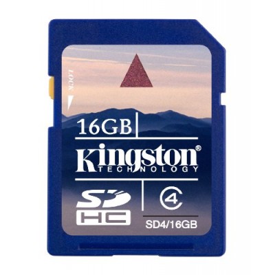 Kingston - SD4/16GB - Carte SDHC - Class 4 - 16 Go