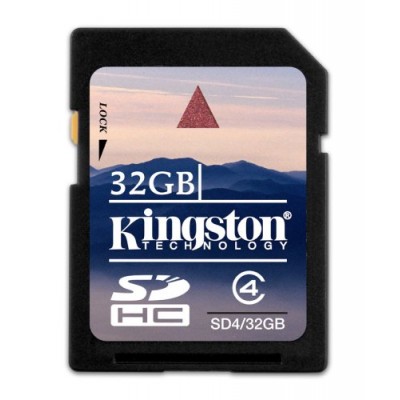 Kingston - SD4/32GB - Carte SDHC - Class 4 - 32 Go Kingston - SD4/32GB - Carte SDHC - Class 4 - 32 Go