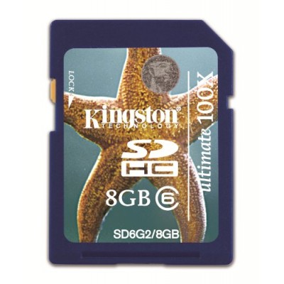 Kingston - SD6G2 - Carte mémoire SDHC - Class 6 - 8 Go