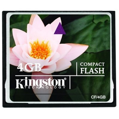 Kingston - CF/4GB - Carte CompactFlash (CF) - Class 4 - 4 Go