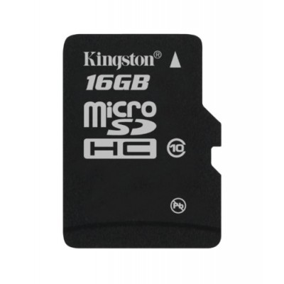 Kingston - SDC10/16GBSP - Carte mémoire Micro SDHC - Class 10 - 16 Go