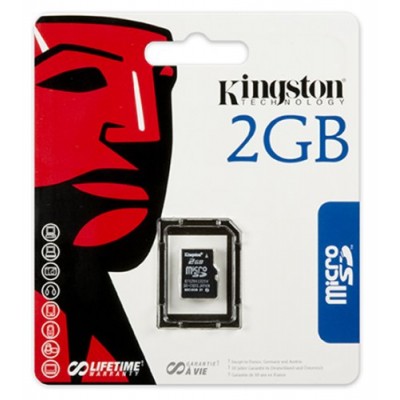 Kingston - Carte mémoire flash - 2 Go - microSD