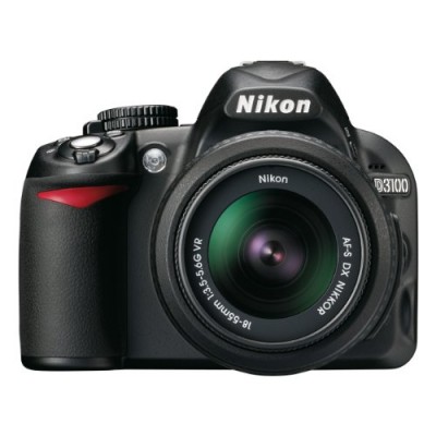 Nikon - D3100 - Kit Reflex - 14,2 Mpix + Objectif 18-55 VR + Objectif 55-200 VR