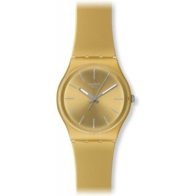 Swatch - GZ233 - Montre Femme - Quartz - Analogique - Bracelet plastique doré