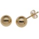 H. Gaventa Ltd - E-10783 - Boucles d'Oreilles - Femme - Or jaune 9 carats 0.65 grams
