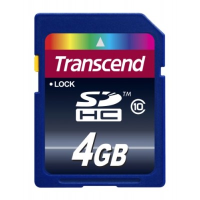 Transcend - Extreme-Speed - Carte Mémoire SDHC - Class 10 - 4 Go