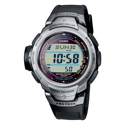Casio - PRW-500-1VER - Montre Pro Trek Radio Piloté - Aluminium et Résine - Quartz Digitale - Multifonctions - Solar - Sport  Casio - PRW-500-1VER - Montre Pro Trek Radio Piloté - Aluminium et Résine - Quartz Digitale - Multifonctions - Solar - Sport