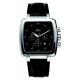Hugo Boss - 1512064 - Montre Homme Carré - Quartz Analogique - Chronographe - Bracelet en Cuir - Noir