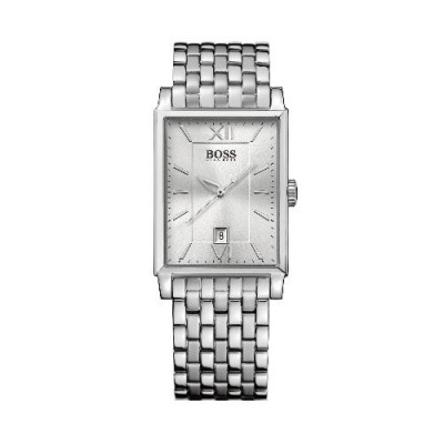 Hugo Boss - 1512466 - Montre Homme - Quartz Analogique - Cadran Argent - Bracelet Acier Inoxydable Argent