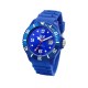 Ice Watch - SI.BE.U.S.09 - Montre Mixte - Quartz Analogique - Cadran Bleu - Bracelet Silicone Bleu - Moyen Modèle