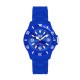Ice Watch - CS.BE.U.P.10 - Classic Solid - Montre Mixte - Quartz Analogique - Cadran Bleu - Bracelet Plastique Bleu - Moyen Mod