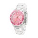 Ice Watch - CL.PK.U.P.09 - Classic Clear - Montre Mixte - Quartz Analogique - Cadran Rose - Bracelet Plastique Transparent - Mo