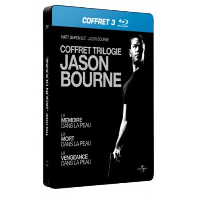 Coffret trilogie Jason Bourne (boîtier métal) [Blu-ray]