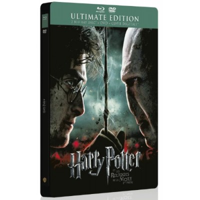 Harry Potter et les reliques de la mort, 2ème partie - Ultimate Edition avec boîtier métal 2 Blu-Ray + DVD + Copie Digitale 