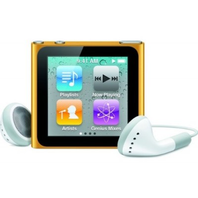 Apple - iPod Nano - 8 Go - Écran Multi-Touch - Orange - Nouveau