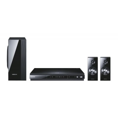 Samsung - HT-D5200 - Home cinéma Blu-Ray / DVD 2.1 - Smart Hub - HDMI - USB - Compatible 3D - Station d'accueil pour iPod / i