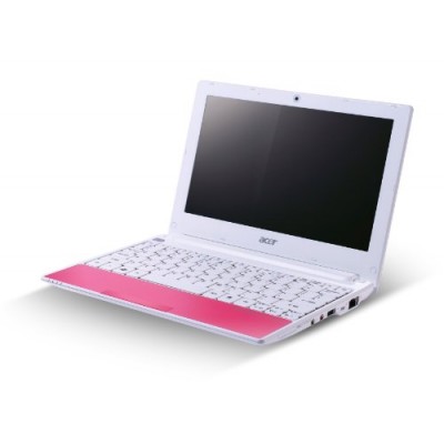 Acer - Aspire One Happy D255 - Netbook 10,1" LED LCD - Intel Atom N450 1,66Ghz - 250 Go - Ram 1 Go - Windows 7 - Jusqu'à 8h 