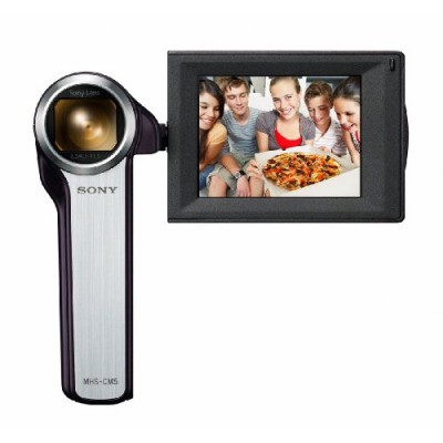 Sony - MHS-CM5 - Caméscopes à mémoire Flash - Port SD/Memory Stick - Full HD - 5 Mpix - Noir/Purple