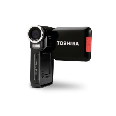 Toshiba - Camileo P10 - Caméscope - Haute définition - 5 Mpixels - Zoom numérique : 4x - Ecran LCD rotatif 2.5"