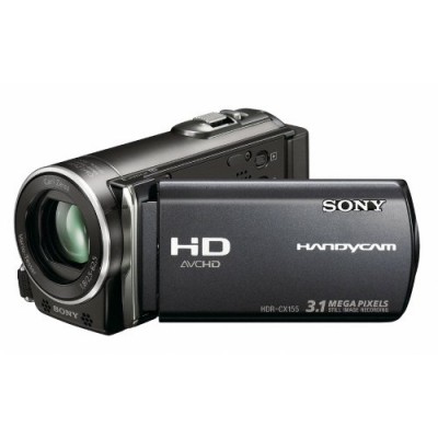 Sony - HDR-CX155 - Caméscope à mémoire Flash 16 Go - Port SD/Memory Stick - Full HD - 3 Mpix - Noir
