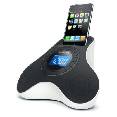 Muse - M-105 IP - Radio réveil avec station d'accueil pour iPod / iPhone - Noir