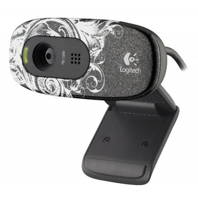 Logitech - C270 - Webcam HD - 720p - Fleur Dark