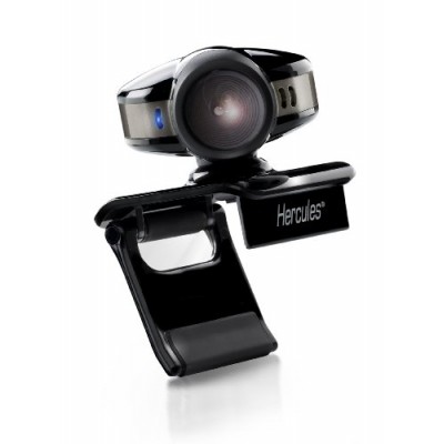 Hercules - Webcam Dualpix Emotion HD - UVC / CMOS 1,3 Mpix - Résolution 5 Mpix - USB 2.0