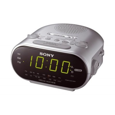 Sony - Radio Réveil ICF-C318S - Double Alarme - Nouveau Design