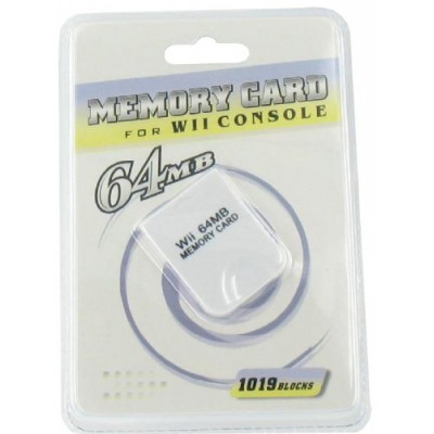 64 MB /1019 Blocks Gamecube/WII 64 MB /1019 Blocks Gamecube/WII