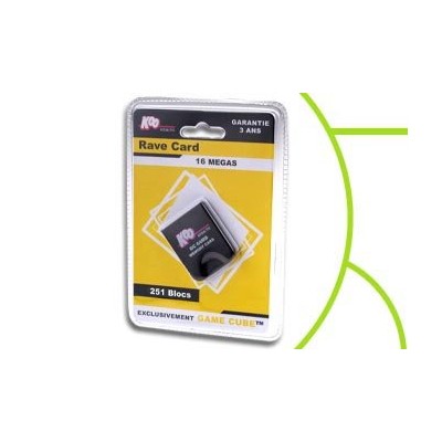 KOO Interactive-Carte Memoire Game Cube Wii - 16 Mo - 251 Blocs KOO Interactive-Carte Memoire Game Cube Wii - 16 Mo - 251 Blocs