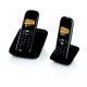 Siemens - Gigaset AS180 Duo - Téléphone sans fil DECT / GAP - Noir