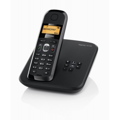 Siemens - Gigaset AS185 - Téléphone sans fil DECT / GAP - Répondeur - Noir
