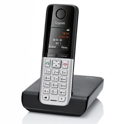 Siemens Gigaset - Gigaset C300 - Téléphone sans fil DECT/GAP - Mains-libres - Noir