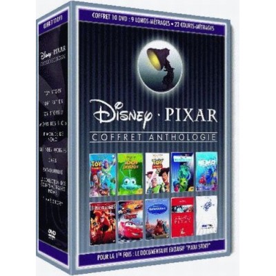 Coffret collector 10 DVD Anthologie Pixar :  8 longs-metrages + 22 courts-metrages - Edition limitée