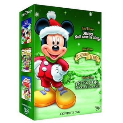 Le calendrier de Noël + Fêtez Noël avec Mickey et ses amis + Mickey Noël sous la neige - coffret 3 DVD