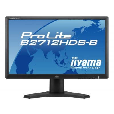 Iiyama - PLB2712HDS - Moniteur LCD 27" HD - 20000:1 - 1920 x 1080 - 2 ms - VGA / DVI / HDCP - Avec Pied Reglable - Noir