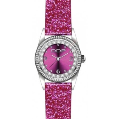 DDP - 4017601 - Montre Fille - Quartz Analogique - Bracelet en Plastique Rose