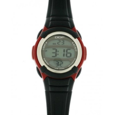 DDP - 4012602 - Montre Enfant - Quartz Digitalee - Bracelet en Plastique Noir