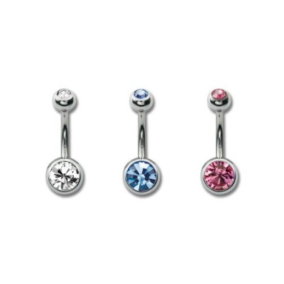 Bijoux de corp - BB80 - Femme - avec Oxyde de zirconium et Cristal
