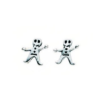 Boucles d'oreilles en pain d'épice homme plot