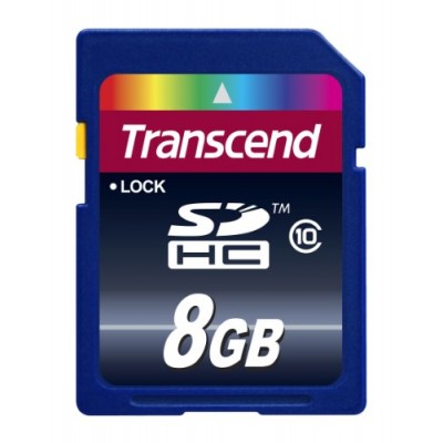 Transcend - Extreme-Speed - Carte Mémoire SDHC - Class 10 - 8 Go