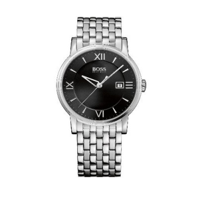 Hugo Boss - 1512474 - Montre Homme - Quartz Analogique - Cadran Gris - Bracelet Acier Inoxydable Argent