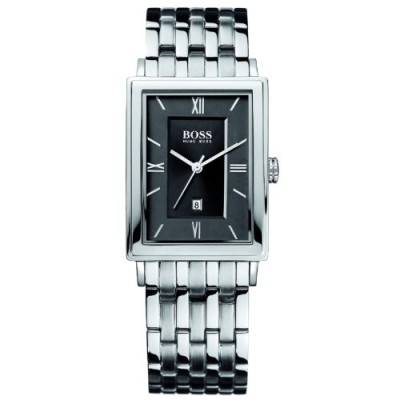 Hugo Boss - 1512171 - Montre Homme - Quartz Analogique - Cadran Noir - Bracelet Acier